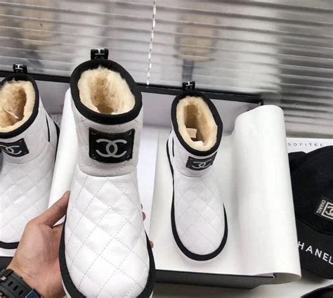 chanel uggs|white Chanel boots 2020.